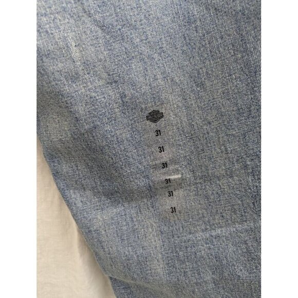 Harley Davidson studded out jeans womens size 31 embellished 100% cotton I8 - Picture 8 of 16